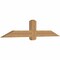 Ekena Millwork Eugene Smooth Timber Gable Bracket, Western Red Cedar, 72"W x 15"H x 3 1/2"D x 5 1/2"F, 5/12 Pitch GBW072X15X0406EUG00SWR - alternate 2